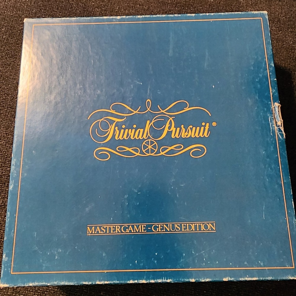 Vintage 1981‎ Original Trivial Pursuit Master Game Genus Edition - Complete